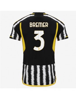 Moški Nogometna dresi replika Juventus Gleison Bremer #3 Domači 2023-24 Kratek rokav